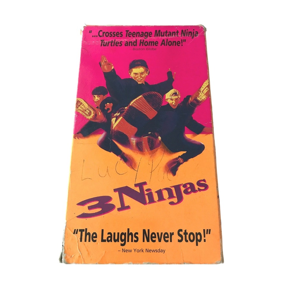 3 Ninjas VHS Movie 1992 Touchstone Home Video Martial Arts Comedy 1575-1